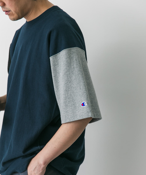 Champion（チャンピオン）の「『別注』CHAMPION×DOORS RW CRAZY SHORT-SLEEVE T-SHIRTS（Tシャツ/カットソー・メンズ・ホワイト系その他/グレー/ネイビー・LARGE/MEDIUM）」の13枚目の写真