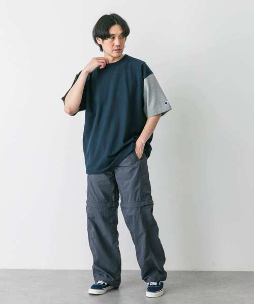 Champion（チャンピオン）の「『別注』CHAMPION×DOORS RW CRAZY SHORT-SLEEVE T-SHIRTS（Tシャツ/カットソー・メンズ・ホワイト系その他/グレー/ネイビー・LARGE/MEDIUM）」の15枚目の写真