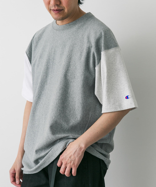 Champion（チャンピオン）の「『別注』CHAMPION×DOORS RW CRAZY SHORT-SLEEVE T-SHIRTS（Tシャツ/カットソー・メンズ・ホワイト系その他/グレー/ネイビー・LARGE/MEDIUM）」の16枚目の写真