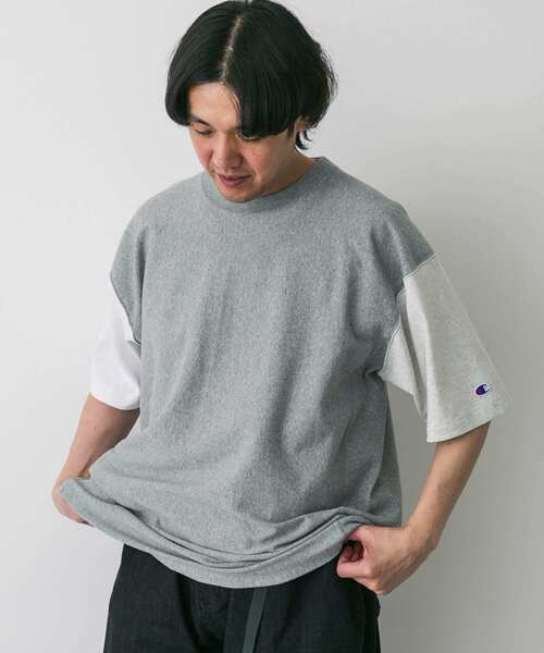 Champion（チャンピオン）の「『別注』CHAMPION×DOORS RW CRAZY SHORT-SLEEVE T-SHIRTS（Tシャツ/カットソー・メンズ・ホワイト系その他/グレー/ネイビー・LARGE/MEDIUM）」の18枚目の写真