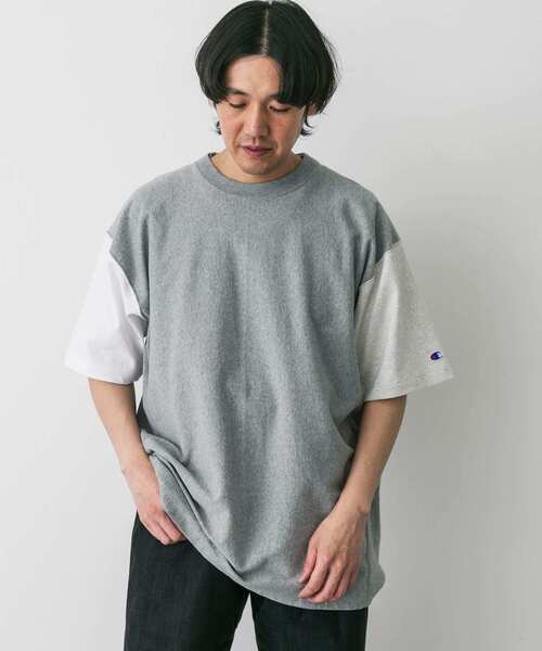 Champion（チャンピオン）の「『別注』CHAMPION×DOORS RW CRAZY SHORT-SLEEVE T-SHIRTS（Tシャツ/カットソー・メンズ・ホワイト系その他/グレー/ネイビー・LARGE/MEDIUM）」の19枚目の写真