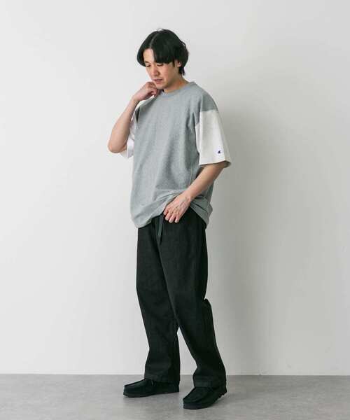 Champion（チャンピオン）の「『別注』CHAMPION×DOORS RW CRAZY SHORT-SLEEVE T-SHIRTS（Tシャツ/カットソー・メンズ・ホワイト系その他/グレー/ネイビー・LARGE/MEDIUM）」の20枚目の写真