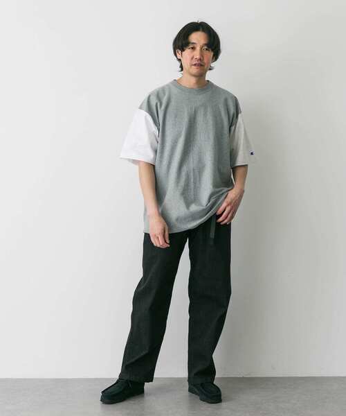 Champion（チャンピオン）の「『別注』CHAMPION×DOORS RW CRAZY SHORT-SLEEVE T-SHIRTS（Tシャツ/カットソー・メンズ・ホワイト系その他/グレー/ネイビー・LARGE/MEDIUM）」の21枚目の写真
