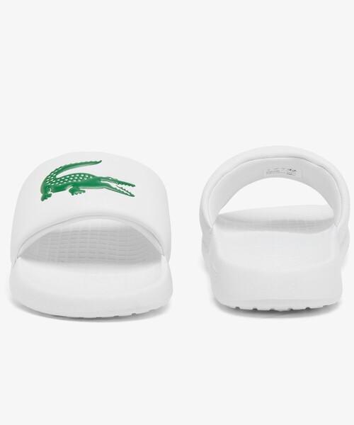 LACOSTE（ラコステ）の「レディース SERVE SLIDE 1.0 125 1 CFA（サンダル・レディース・ホワイト×グリーン/ライトピンク/ブラック×ホワイト・22.5cm/23.5cm/24.0cm/25.0cm）」の7枚目の写真