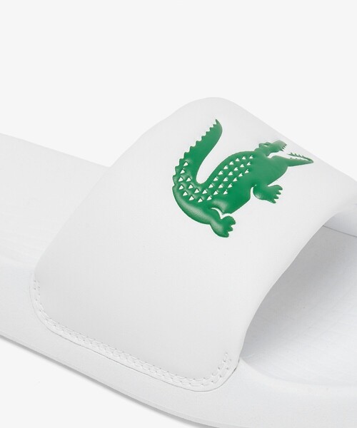 LACOSTE（ラコステ）の「レディース SERVE SLIDE 1.0 125 1 CFA（サンダル・レディース・ホワイト×グリーン/ライトピンク/ブラック×ホワイト・22.5cm/23.5cm/24.0cm/25.0cm）」の8枚目の写真