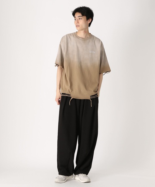 LAND MUSEUM(ランドミュージアム)の「LAND MUSEUM/ルーズダメージT(Tシャツ/カットソー・メンズ・ブラック/ベージュ・FREE)」の9枚目の写真