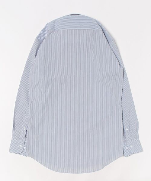 TOKYO SHIRTS（トウキョウシャツ）の「形態安定ノンアイロン ワイド 長袖ビジネスワイシャツ（ビジネスシャツ・メンズ・ブルー・首回り39cm-裄丈80cm/首回り39cm-裄丈84cm/首回り41cm-裄丈82cm/首回り41cm-裄丈86cm/首回り37cm-裄丈80cm/首回り37cm-裄丈84cm/首回り42cm-裄丈82cm/首回り42cm-裄丈86cm/首回り43cm-裄丈82cm/首回り43cm-裄丈86cm）」の7枚目の写真