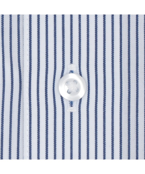 TOKYO SHIRTS（トウキョウシャツ）の「形態安定ノンアイロン ワイド 長袖ビジネスワイシャツ（ビジネスシャツ・メンズ・ブルー・首回り39cm-裄丈80cm/首回り39cm-裄丈84cm/首回り41cm-裄丈82cm/首回り41cm-裄丈86cm/首回り37cm-裄丈80cm/首回り37cm-裄丈84cm/首回り42cm-裄丈82cm/首回り42cm-裄丈86cm/首回り43cm-裄丈82cm/首回り43cm-裄丈86cm）」の4枚目の写真