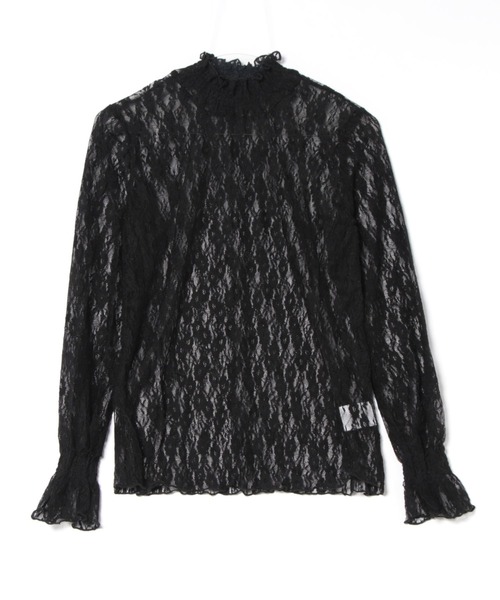 セール】レースで仕込む、大人のときめき。 シアーレーストップス