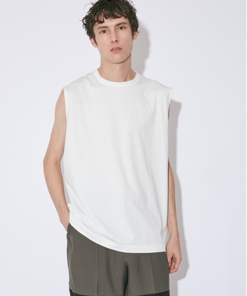 【新品】beautiful people スリーブレス タンクトップ 60/-jersey uppercase BPlogo sleeveless T（タンクトップ