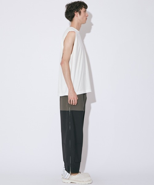 beautiful people（ビューティフルピープル）の「60/-jersey uppercase BPlogo sleeveless T（タンクトップ・レディース・オフホワイト/ブルーグレー/ブルーグリーン/ブラック・36/38）」の7枚目の写真