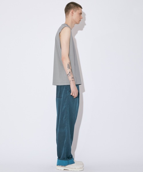 beautiful people（ビューティフルピープル）の「60/-jersey uppercase BPlogo sleeveless T（タンクトップ・レディース・オフホワイト/ブルーグレー/ブルーグリーン/ブラック・36/38）」の14枚目の写真