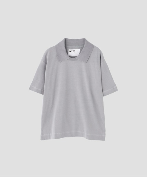 新品　マーガレットハウエル　PLAIN COTTON JERSEY半袖カットソー SMOOTH COTTON JERSEY TOP | MARGARET HOWELL（マーガレット