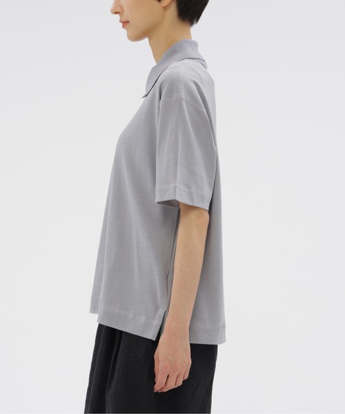 MHL.(エムエイチエル)の「AIR COTTON JERSEY TOP(Tシャツ/カットソー・レディース・ブラウン系その他2/グレー系その他2・2)」の5枚目の写真