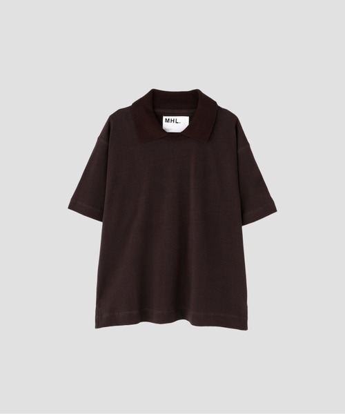 MHL.(エムエイチエル)の「AIR COTTON JERSEY TOP(Tシャツ/カットソー・レディース・ブラウン系その他2/グレー系その他2・2)」の10枚目の写真