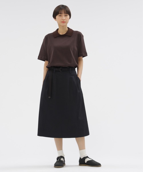 MHL.(エムエイチエル)の「AIR COTTON JERSEY TOP(Tシャツ/カットソー・レディース・ブラウン系その他2/グレー系その他2・2)」の9枚目の写真