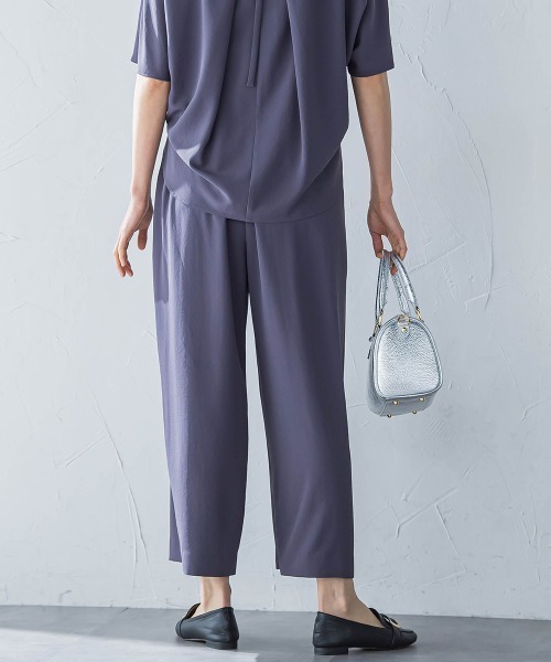 LAUTREAMONT（ロートレアモン）の「【一部店舗限定販売】キレイ×リラックス ガウチョパンツ≪洗濯機で洗える≫（その他パンツ・レディース・ブラック/チャコールグレー/ベージュ・9号/7号）」の14枚目の写真