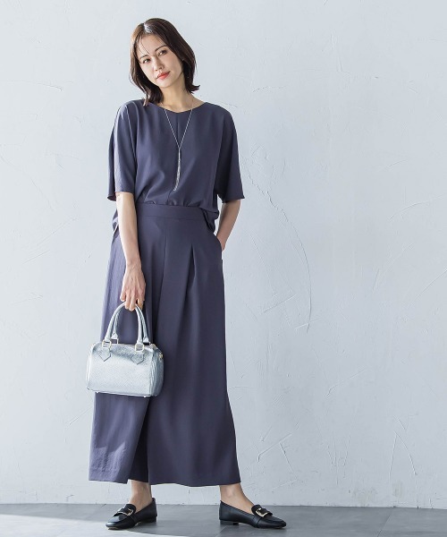 LAUTREAMONT（ロートレアモン）の「【一部店舗限定販売】キレイ×リラックス ガウチョパンツ≪洗濯機で洗える≫（その他パンツ・レディース・ブラック/チャコールグレー/ベージュ・9号/7号）」の12枚目の写真