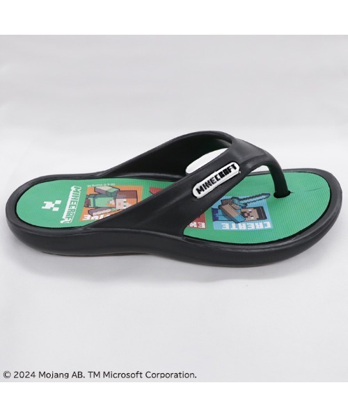 RUGGEDWORKS(ラゲッドワークス)の「【完売】《マインクラフト》キッズ ビーチ サンダル(サンダル・キッズ・グリーン/ブラック・19㎝/20㎝/21cm)」の9枚目の写真