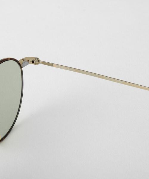 TAKEO KIKUCHI(タケオキクチ)の「【TAKEO KIKUCHI × THE BEDFORD HOTEL】オールメタルフレーム サングラス(サングラス・メンズ・ブラック/ダークブラウン系4/シルバー・00)」の9枚目の写真