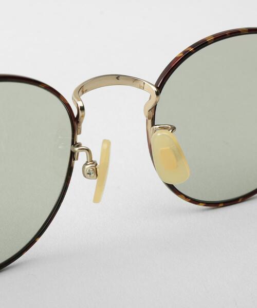 TAKEO KIKUCHI(タケオキクチ)の「【TAKEO KIKUCHI × THE BEDFORD HOTEL】オールメタルフレーム サングラス(サングラス・メンズ・ブラック/ダークブラウン系4/シルバー・00)」の7枚目の写真