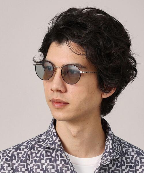 TAKEO KIKUCHI(タケオキクチ)の「【TAKEO KIKUCHI × THE BEDFORD HOTEL】オールメタルフレーム サングラス(サングラス・メンズ・ブラック/ダークブラウン系4/シルバー・00)」の6枚目の写真