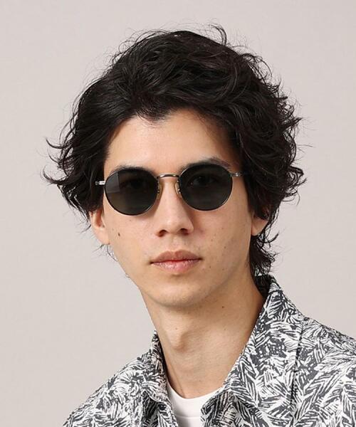 TAKEO KIKUCHI(タケオキクチ)の「【TAKEO KIKUCHI × THE BEDFORD HOTEL】オールメタルフレーム サングラス(サングラス・メンズ・ブラック/ダークブラウン系4/シルバー・00)」の5枚目の写真