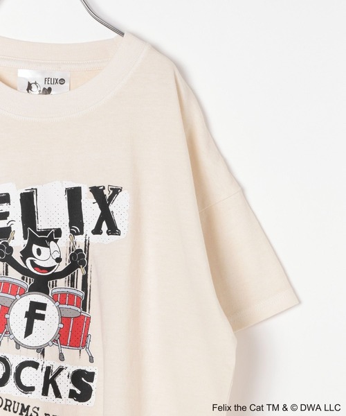 BAYFLOW（ベイフロー）の「【FELIX THE CAT(フィリックス・ザ・キャット)】別注ピグメントT(KIDS)（Tシャツ/カットソー・キッズ・レッド/アイボリー/チャコールグレー・110cm/120cm/130cm/140cm/150cm）」の11枚目の写真