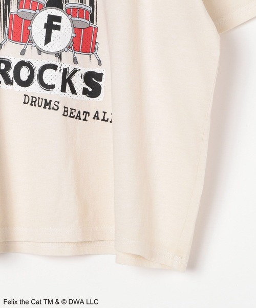 BAYFLOW（ベイフロー）の「【FELIX THE CAT(フィリックス・ザ・キャット)】別注ピグメントT(KIDS)（Tシャツ/カットソー・キッズ・レッド/アイボリー/チャコールグレー・110cm/120cm/130cm/140cm/150cm）」の12枚目の写真