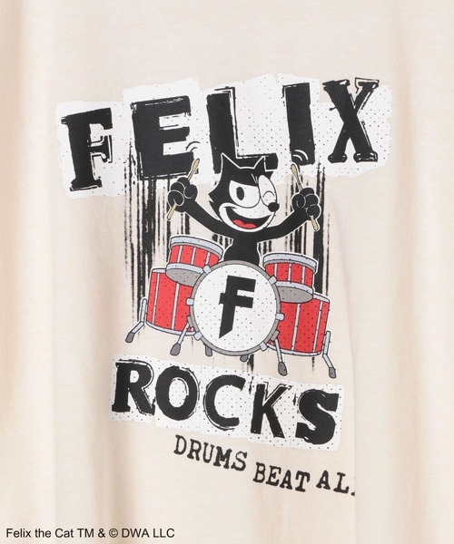 BAYFLOW（ベイフロー）の「【FELIX THE CAT(フィリックス・ザ・キャット)】別注ピグメントT(KIDS)（Tシャツ/カットソー・キッズ・レッド/アイボリー/チャコールグレー・110cm/120cm/130cm/140cm/150cm）」の13枚目の写真