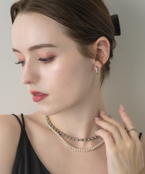 muku（ムク）の「CHAIN/PEARL×BALL（ネックレス・レディース・ゴールド/シルバー・FREE）」の9枚目の写真