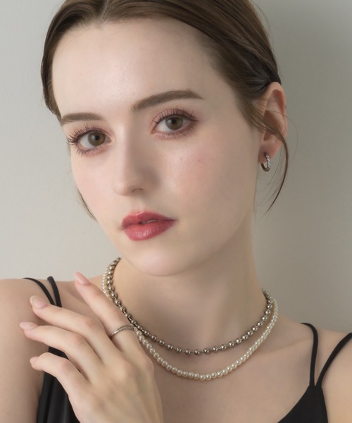 muku（ムク）の「CHAIN/PEARL×BALL（ネックレス・レディース・ゴールド/シルバー・FREE）」の11枚目の写真