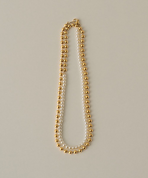 muku（ムク）の「CHAIN/PEARL×BALL（ネックレス・レディース・ゴールド/シルバー・FREE）」の19枚目の写真
