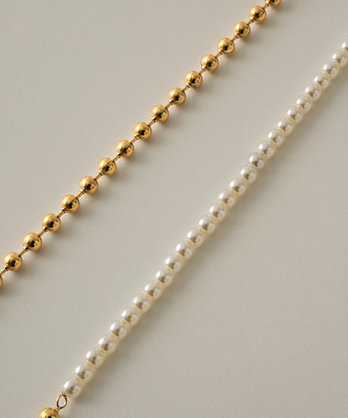 muku（ムク）の「CHAIN/PEARL×BALL（ネックレス・レディース・ゴールド/シルバー・FREE）」の22枚目の写真