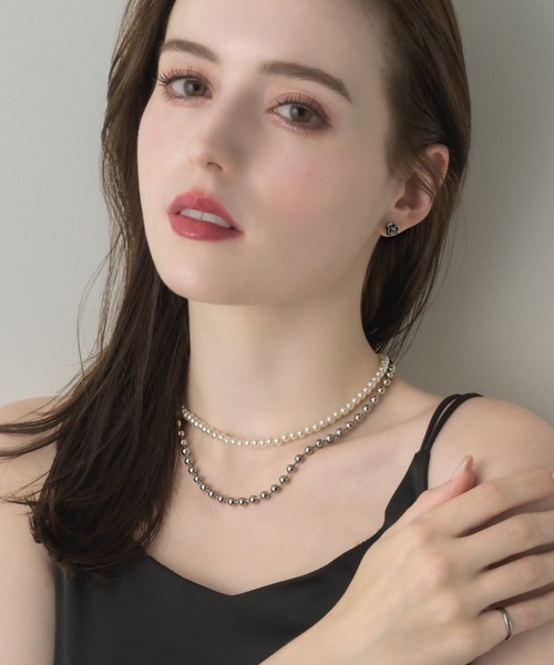 muku（ムク）の「CHAIN/PEARL×BALL（ネックレス・レディース・ゴールド/シルバー・FREE）」の13枚目の写真