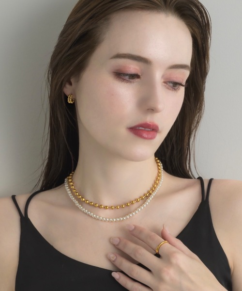 muku（ムク）の「CHAIN/PEARL×BALL（ネックレス・レディース・ゴールド/シルバー・FREE）」の12枚目の写真