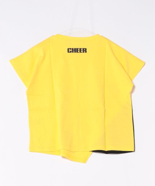 CHEER(チアー)の「アシンメトリーレイヤードデザイン切り替えトップス(Tシャツ/カットソー・レディース・ホワイト/イエロー・S/M/L)」の11枚目の写真