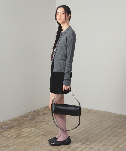 Ray BEAMS(レイビームス)の「ワイド 2WAY バッグ(トートバッグ・レディース・ダークブラウン/ブラック・ONE SIZE)」の3枚目の写真