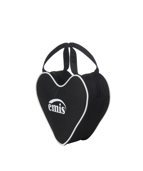 正規品 新品未使用 emis エミス ハート型 bag Emis☆[正規品] 韓国人気 VELOUR HEART TOTE BAG 3COLOR (EMIS
