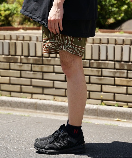 CAL O LINE(キャルオーライン)の「CAL O LINE/キャルオーライン BANDANA 2 TUCK SHORTS (7inc) ショーツ(その他パンツ・メンズ・オリーブ系・M)」の17枚目の写真