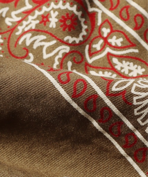 CAL O LINE(キャルオーライン)の「CAL O LINE/キャルオーライン BANDANA 2 TUCK SHORTS (7inc) ショーツ(その他パンツ・メンズ・オリーブ系・M)」の10枚目の写真