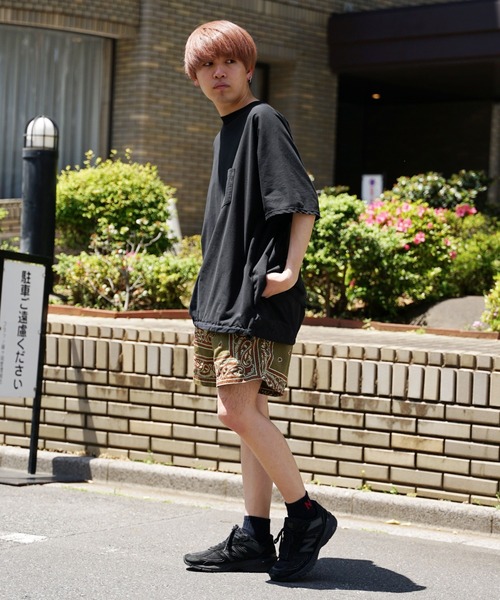 CAL O LINE(キャルオーライン)の「CAL O LINE/キャルオーライン BANDANA 2 TUCK SHORTS (7inc) ショーツ(その他パンツ・メンズ・オリーブ系・M)」の3枚目の写真