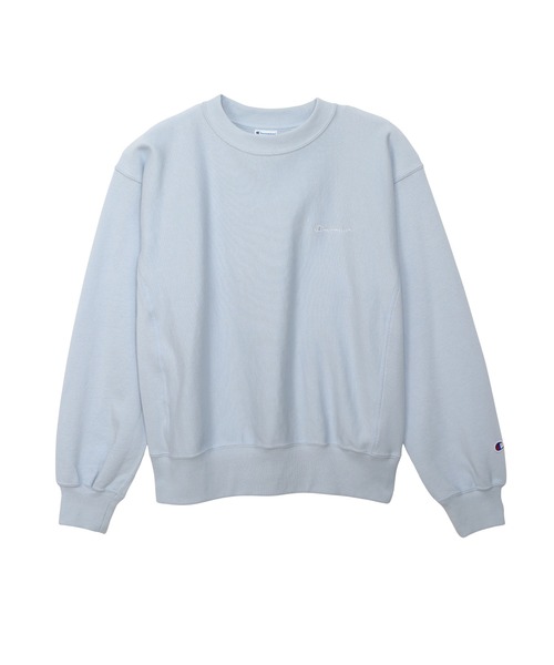 Champion(チャンピオン)の「【Champion/チャンピオン】レディース リバースウィーブ(R) クルーネックスウェットシャツ(スウェット・レディース・オートミール/ライトブルー/ブラック系その他/グレー・MEDIUM/LARGE)」の4枚目の写真
