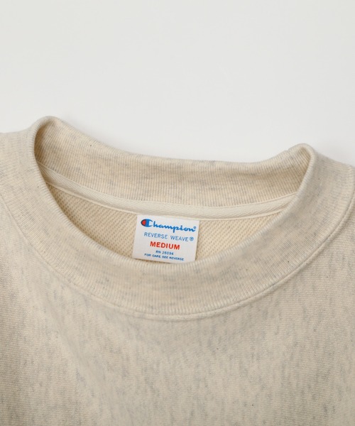 Champion(チャンピオン)の「【Champion/チャンピオン】レディース リバースウィーブ(R) クルーネックスウェットシャツ(スウェット・レディース・オートミール/ライトブルー/ブラック系その他/グレー・MEDIUM/LARGE)」の16枚目の写真