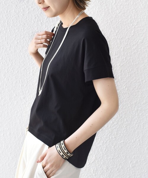 SHIPS for women / シップスウィメン 〈接触冷感 / UVカット〉コクーン フレンチ スリーブ プルオーバー SHIPS｜<接触冷感 / UVカット>コクーン フレンチ スリーブ プル