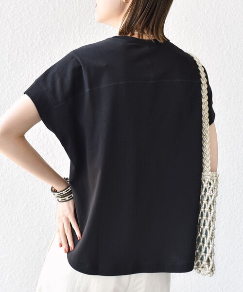 SHIPS for women / シップスウィメン 〈接触冷感 / UVカット〉コクーン フレンチ スリーブ プルオーバー SHIPS｜<接触冷感 / UVカット>コクーン フレンチ スリーブ プル