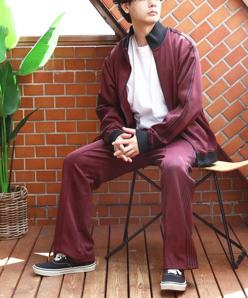 ８(eight)（エイト）の「トラックジャケット セットアップ（ジャージ・メンズ・ワイン/クリーム/ブラウン/チャコール/サンドベージュ/ブラウン系その他/ワイン系1・LARGE/MEDIUM）」の10枚目の写真