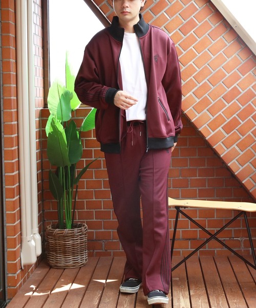 ８(eight)（エイト）の「トラックジャケット セットアップ（ジャージ・メンズ・ワイン/クリーム/ブラウン/チャコール/サンドベージュ/ブラウン系その他/ワイン系1・LARGE/MEDIUM）」の13枚目の写真