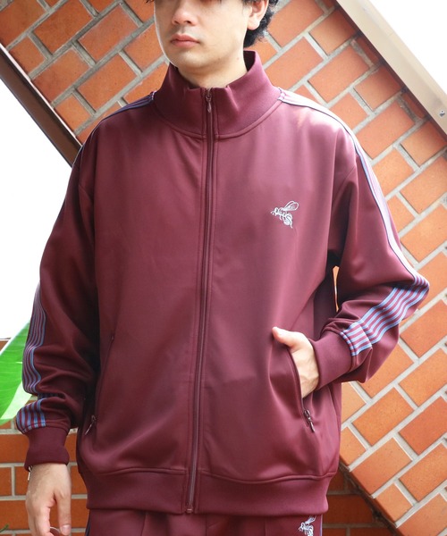８(eight)（エイト）の「トラックジャケット セットアップ（ジャージ・メンズ・ワイン/クリーム/ブラウン/チャコール/サンドベージュ/ブラウン系その他/ワイン系1・LARGE/MEDIUM）」の15枚目の写真