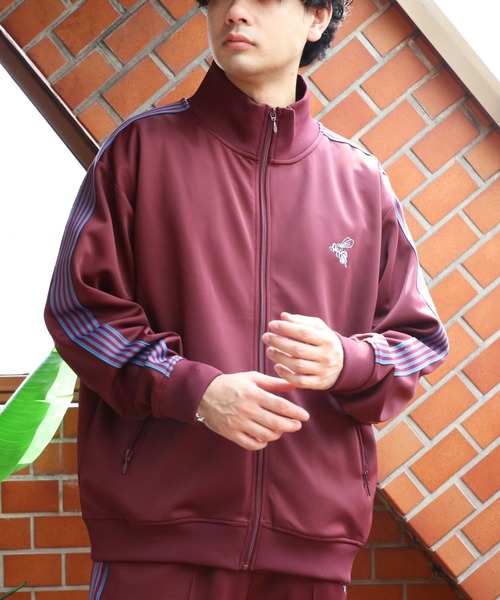 ８(eight)（エイト）の「トラックジャケット セットアップ（ジャージ・メンズ・ワイン/クリーム/ブラウン/チャコール/サンドベージュ/ブラウン系その他/ワイン系1・LARGE/MEDIUM）」の16枚目の写真